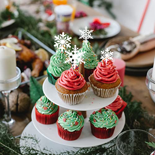 25Pcs Snowflake Cake Decorations Gold Deer Cake Topper Christmas Train Cake Toppers Bling Balloon Balls Stars Cake Decorations For Christmas Party Snowflake Birthday Party Winter Frozen Themed Party #TOP5