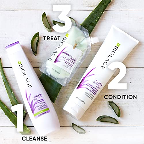 Biolage Hydra Source Deep Treatment Pack | Multi-Use Hair Mask That Nourishes Dry Hair | With Aloe & Spirulina Extract | Vegan & Paraben-Free | For Dry Hair |3.4 Fl Oz #TOP7