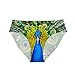 Showudesigns Süßes Aniaml Muster Frauen Hipster Panties Nahtlose Slip Unterwäsche Gr. 36, pfau