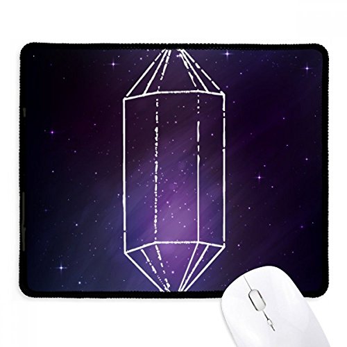 Mousepad del espacio para oficina: alfombrilla antideslizante con bordes cosidos