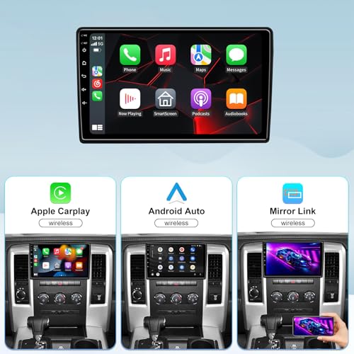 Radio para auto Android 13 con pantalla táctil 10.2 pulgadas miniatura 3