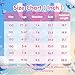 knemmy Girls One Piece Swimsuit Colorful Mermaid Bathing Suits Cute Kids Princess Beach Swimwear 2-10 Years