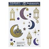 Fun Express - Eid Celebration Window Clings - Party Decor - Wall Decor - Wall & Window Clings - 1 Piece