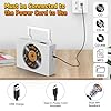 Gueray Lettore CD con Radio: Lettore CD Bluetooth con Maniglia Altoparlanti Display Telecomando Supporta Riproduzione Ripetuta AUX 3,5 mm, Jack per Cuffie, Radio FM, USB Type-C, Lettore MP3