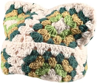 Crochet Hat for Women Cute Beanie Hat Cat Ears Cap Autumn and Win...