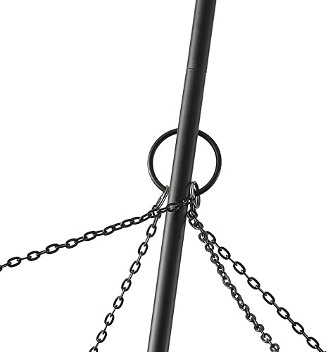 Miniatura 6 de Aiwen Lámparas colgantes modernas de 27.55 pulgadas, color negro mate, iluminación colgante de techo con cuerda de cáñamo, candelabros ajustables