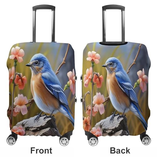Travel Luggage Cover Eastern Bluebird Elasticity Washable Baggage Covers Suitcase Protector Fits 18-32 Inch Luggage3