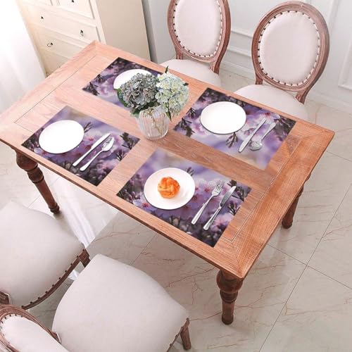 Sets de table en PVC anti-taches et lavables pour protéger votre table
