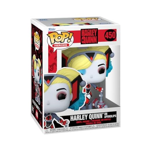 Funko Pop! Heroes: DC - Harley Quinn - (Apokolips) - Figura de Vinilo Coleccionable - Idea de Regalo - Mercancia Oficial - Juguetes para Niños y Adultos - Comic Books Fans