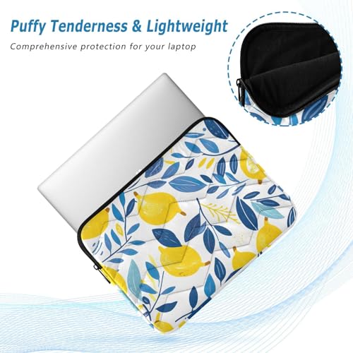 Funda para portátil de 13-14 pulgadas con diseño limón miniatura 5