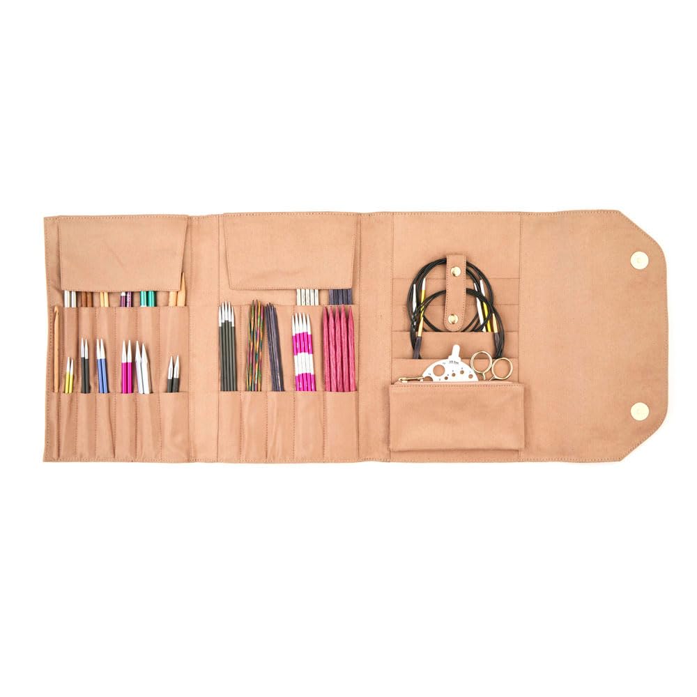 KnitPro - 12874 Etui Für Austauschbare Nadeln Und Zubehör Mit Einer Groesse Von 25 X 18 X 2 Cm, Ohne Inhalt, Farbe. Einheitsgroesse 4784509229