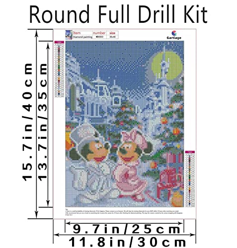 Diamond Painting Kits,Diamond Art Kit for Adults,5D Round Diamond Painting Kit Full Drill for Gift,Wall Décor