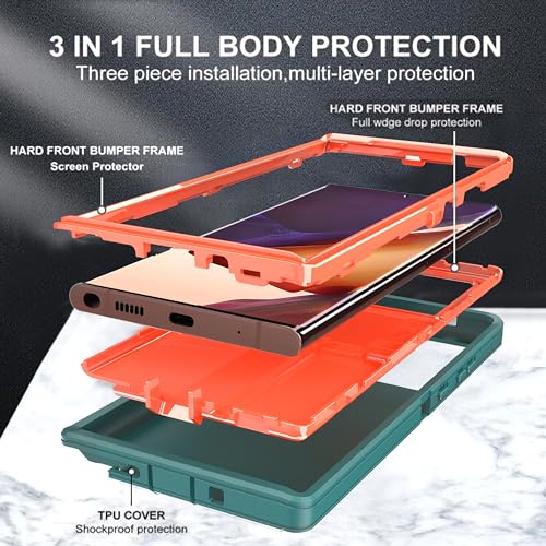 Protection Galaxy Note 20 Ultra rigide anti-chute avec 2 films ecran souples - 3