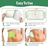 30 PCS Castor Oil Pack Wrap Plus Size, Castor Oil Patches Self-Adhesive for Liver, Stomach, Anti Leakage, No Wash, Portable for Women and Men, 11.8 * 6.3in (Oil Not Included)