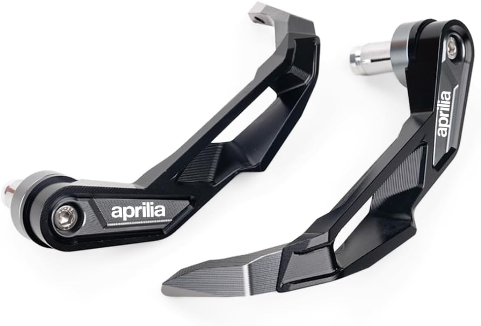 Motorcycle Handguards Compatible with Aprilia RS660 RS 660 RS457 Tuono 660 457 RSV4 Factory Aluminum Brake Clutch Lever Guards Protector (Black)