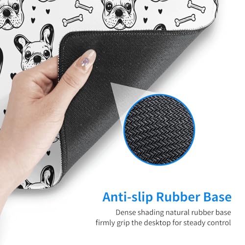 Tapis de bureau antidérapant grand format pour ordinateur - 3