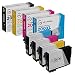 LD Products Remanufactured Ink Cartridge Replacement for Epson 200XL ( Black,Cyan,Magenta,Yellow , 4-Pack )