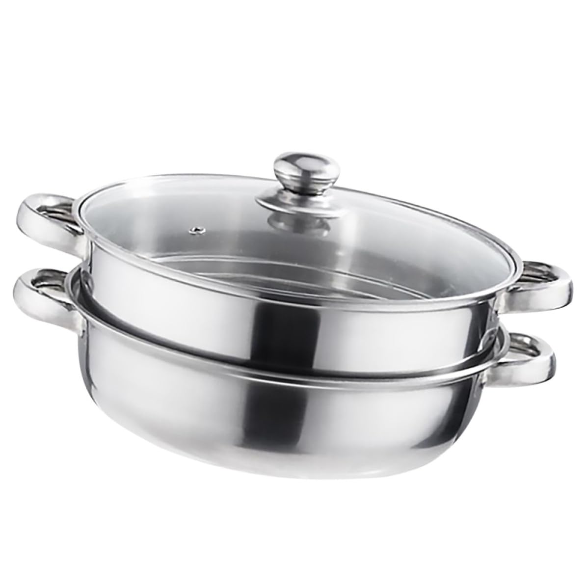 Cuiseur vapeur 28 cm gain de place : cuisinez sain sans encombrer vos placards