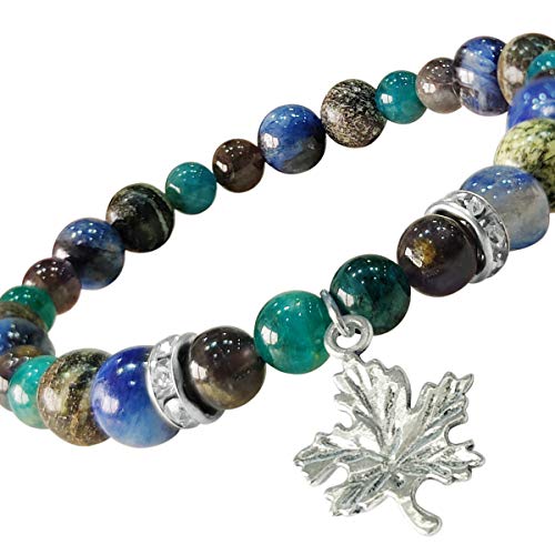 Image of Shubhanjali Crystal Elastic 8mm Stretch Customized Bracelet for Men and Women-(Standard,Multicolor)