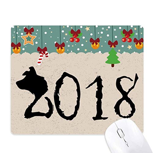 Tapis de souris caoutchouc noir édition commémorative avec base antidérapante