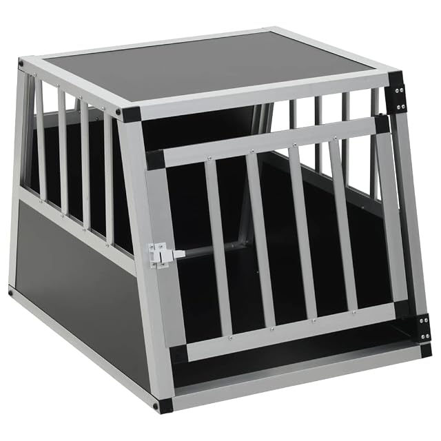 Foto 2 de 8 de vidaXL Jaula para perros, casa para perros con una sola puerta