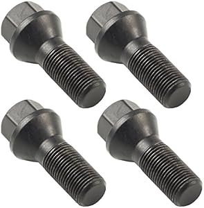 Bapmic 36136781151 Wheel Lug Nuts Bolts for BMW F30 F35 F10 F25 X3 E70 X5 M14 x 1.25 (Pack of 4)