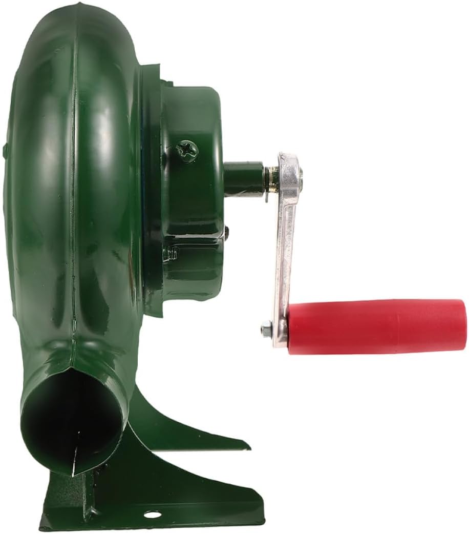 Totority Hand Crank Fire Blower Portable Outdoor Bbq Fan 200w Small Manual Air Blower for Camping and Grilling