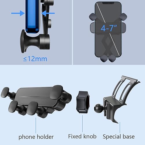 Miniatura 6 de Soporte de teléfono para automóvil para Toyota RAV4 2019-2025, híbrido XSE Limited, Prime XSE 2021-2025, accesorios de automóvil, decoración