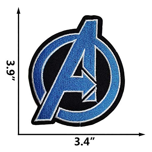 Addones 6 Pieces Cartoon American Superhero Iron On Sew On Embroidered Patch For Jackets Backpacks Jeans And Clothes Badge Applique Sign Motif Decal #TOP3