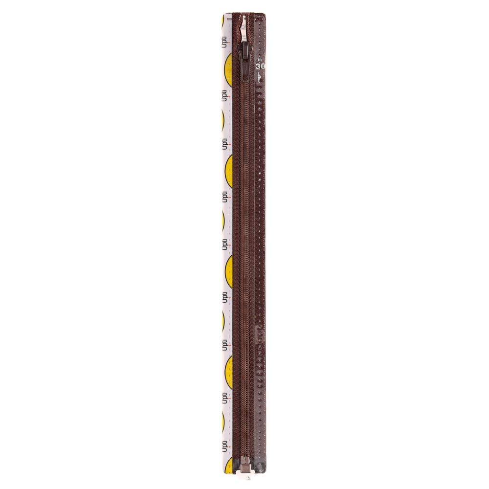 Opti Zip Fastening, 100% Polyester, 00881 Brown, 40 cm
