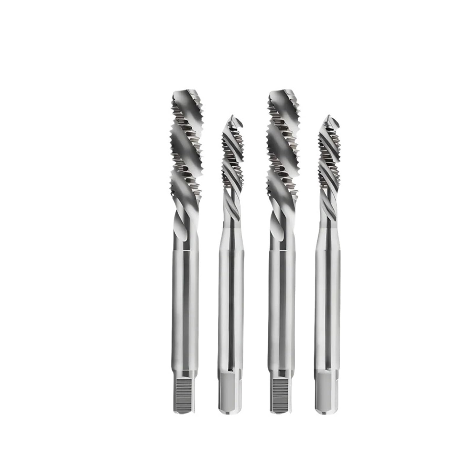 Honybmq Uncoating 1Pcs Spiral Fluted Tap Unc Machine Screw Thread Taps(,Unc10-24)