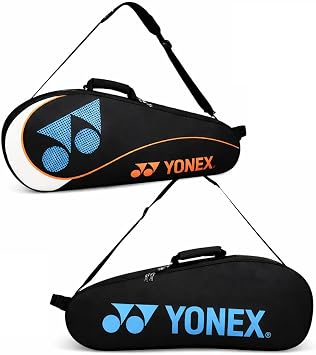 YONEX Tennis/Badminton Racket Bag, 3-6 Rackets Capacity, Separate Shoe Compartment, Adjustable Shoulder Strap, Waterproof