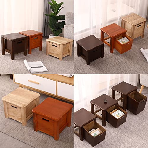 Tabouret à chaussures avec tiroir intégré pour petits espaces de salon