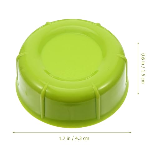 Miniatura 6 de Kisangel 10 tapas de botella de repuesto para botellas a prueba de fugas para botellas de leche materna de vidrio Naranja