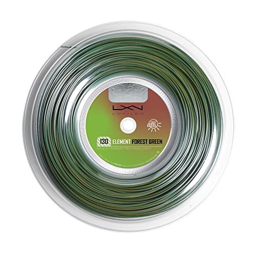 Luxilon Element 130 Tennis String - 200m Reel, Forest Green