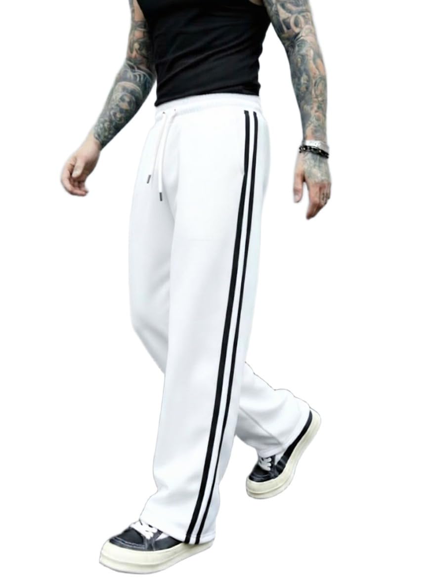 dockstreet Track Pant for Men || Baggy Fit || Track Pants || Full Elastic Jogger Track Pant || 100% Cotton-picture-19