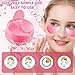 Korean Rose Eye Mask with Hyaluronic Acid, Collagen, 60 Pieces, Sheet Form, Dark Circle Treatment, Under Eye Patches for Puffiness, All Skin Types