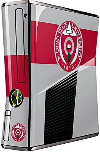 Skinit Decal Gaming Skin Compatible with Xbox 360 Slim (2010) - Officially Licensed Ohio State University Ohio State Established 1870 Design