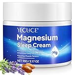 Magnesium Cream for Sleep, Topical Magnesium Cream for Restless Legs Syndrome Relief, with Magnesium Chloride, Calm Magnesium Oil Butter Balm for Leg Cramps & Muscle Pain - 90g