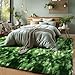 PAGISOFE Area Rugs for Bedroom 4x6, Fluffy Dark Green Rugs for Living Room, Non-Slip Shaggy Carpet for Kids Boys Girls Teen Dorm Nursery Room Decor Aesthetic Modern Abstract Bedside Carpets