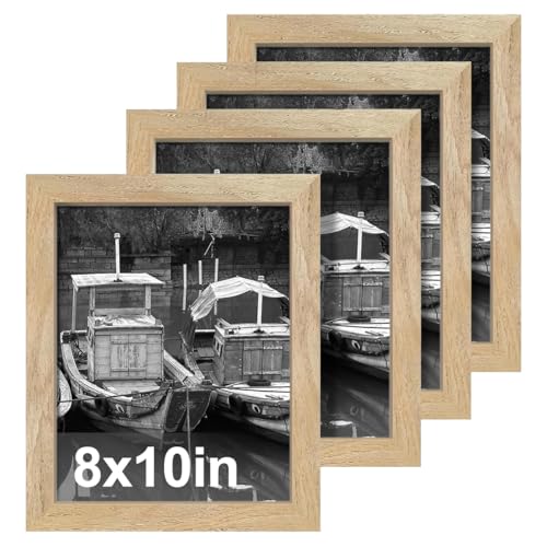 Cadres photo faciles à assembler lot de 4 en bois véritable
