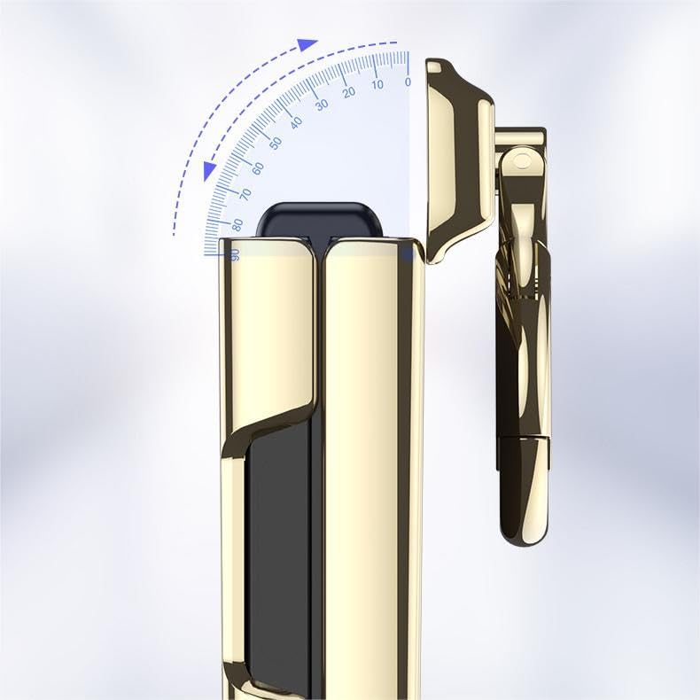 Magnetic Folding Litchi Leather Case for Samsung Galaxy Z Flip 6, All-Inclusive Phone Protective Cover for Flip6, Anti-Drop Shell with A Electroplating Ring (Black,for Flip 6)