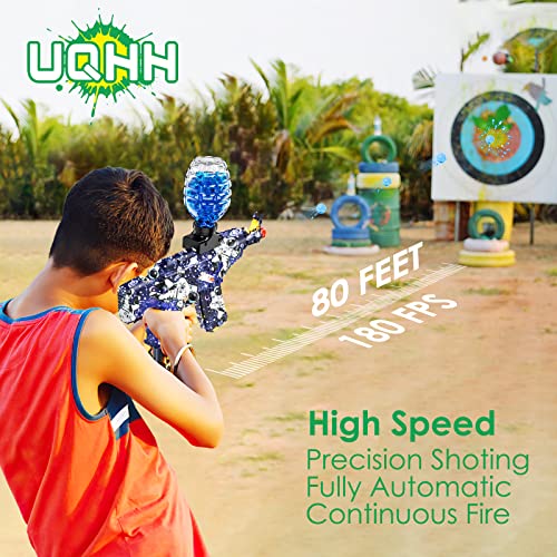 Uqhh Gel Ball Blaster For Orbeez, 180 Fps Splatter Ball Gun With 40000 Gel Balls, Automatic Electric Splat Orby Gun,Shooting Team Game Cool Toys #TOP2