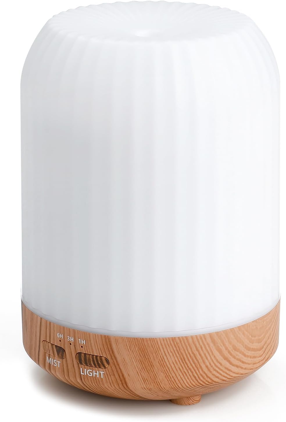 Romon Essential Oil Diffuser, 250 ml Room Fragrance Diffuser, Electric Ultrasonic Essential Oil Diffusion with 7 Colours LED Air Humidifier for Apartment Office Home Yoga