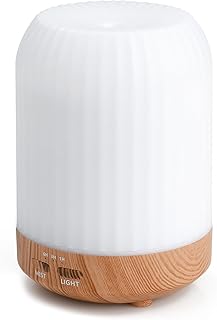 Romon Diffuser, 250ML Aroma Diffuser, Ultraschall Ätherische Öle Diffusor Elektrisch mit 7 Farben LED Luftbefeuchter für Wohnung Büro Haus Yoga
