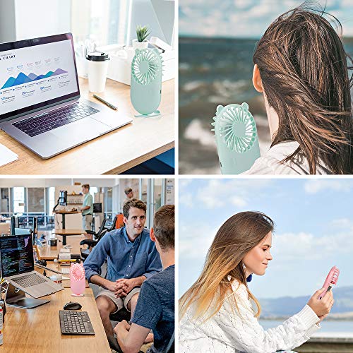 Pedkit Ventilador de bolso Ventilador portátil portátil mini-ventilador com carregamento USB 3 veloc