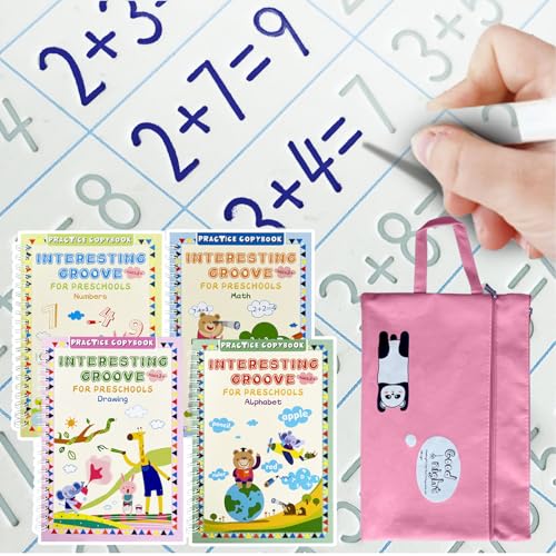 Livre d'écriture manuscrite pour enfants de 3 à 8 ans : résolvez les difficultés de calligraphie