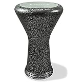 New ! Sombaty Darbuka Drum Gawharet El Fan 19.5" Metal Doumbek GEF Sombaty (Silver / Black)