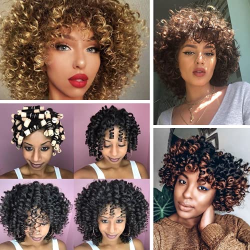 RJMBMUP Perm Rods Grandes Rolos de Cabelo para Cabelo Curto Longo Natural Ferramenta de Modelagem de