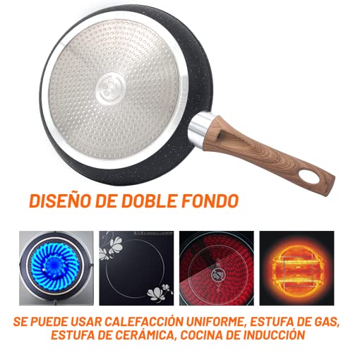 La mejor selección de Cazuelas de Teflon de esta semana. 24 Cazuelas de Teflon marca INGEQUIS (3)